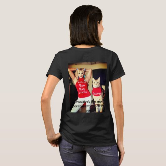Vrouwen Basic T-Shirts in de VS (Achterkant volledig)