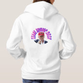 Vrouwen Basic Team Trump Hooded Sweatshirt (Achterkant)