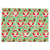 Vrouwen Basketbal Kerstvakantie Groot Cadeauzakje (Achterkant)