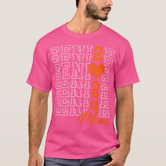 Vrouwen Basketbal Senior Mom Afstuderen Klasse van T-shirt (Voorkant)
