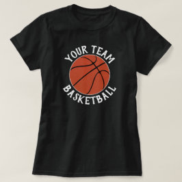 Vrouwen Basketbalteam, spelersnaam en Jersey numme T-shirt