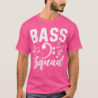 Vrouwen Bass Squad Koor Zingen Theater Muziek Oper T-shirt