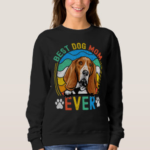 Vrouwen Basset Hound Best Dog Mam Ever Mam Trui