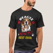 Vrouwen Beagle Beagle Mama Beste Ooit T-shirt (Voorkant)