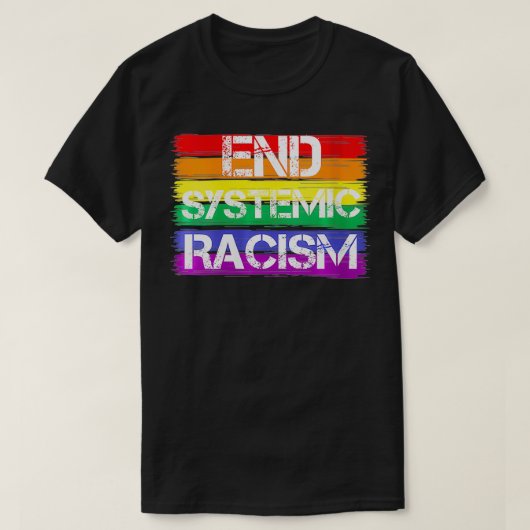 Vrouwen beëindigen systemisch racisme antiracismeb t-shirt (Design voorkant)