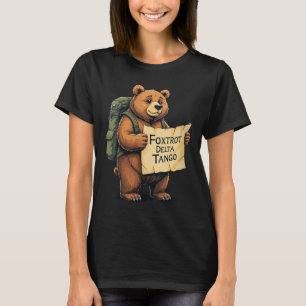 Vrouwen Beer Foxdraaft Deltas Tangos Funny Beer Fo T-shirt