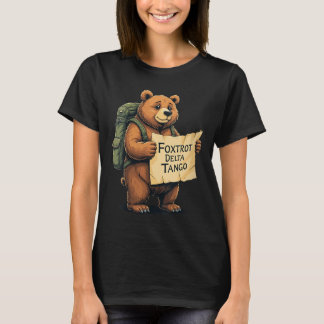 Vrouwen Beer Foxdraaft Deltas Tangos Funny Beer Fo T-shirt