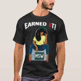 Vrouwen behaalden IT-meester voor sociaal werk MSW T-shirt