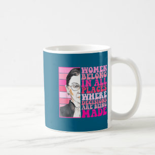 Vrouwen behoren op plaatsen waar beslissingen word koffiemok