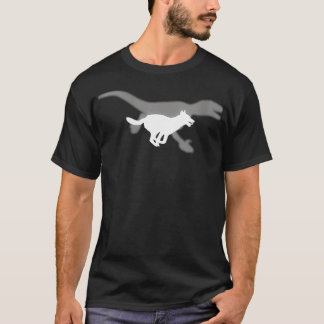 Vrouwen Belgische Malinois Velociraptor Maliraptor T-shirt