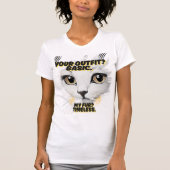 Vrouwen Bella + Canvas Slim Fit T-shirt - Kattenli (Voorkant)