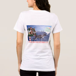 Vrouwen Bella t-shirt. Vrolijk kerstfeest en plezi Tri-Blend Shirt