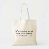 Vrouwen Belong Tote Bag (Voorkant)