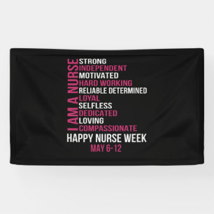 Vrouwen ben ik een zuster Happy Zurse Week 6-12 me Spandoek