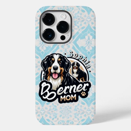 Vrouwen Berner Mam - Berner Mountain Dog Mam Gift Case-Mate iPhone Case (Achterkant)
