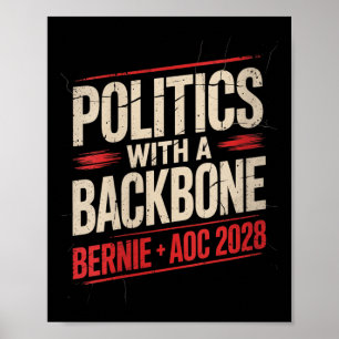 Vrouwen Bernie Sanders en AOC 2028 voor President  Poster