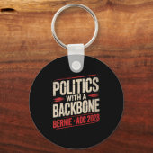 Vrouwen Bernie Sanders en AOC 2028 voor President Sleutelhanger (Voorkant)