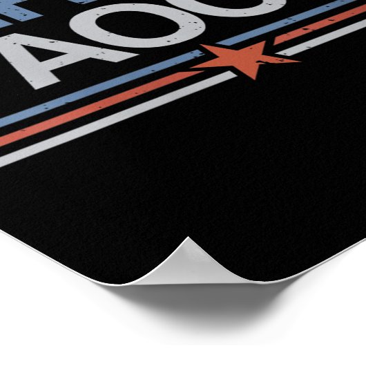 Vrouwen Bernie Sanders en AOC V-neck Poster (Hoek)