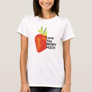 Vrouwen Berry Shirt, Retro Aardbei T-shirt
