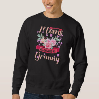 Vrouwen Best Moms Promoted Granny Grandma Moeders  Trui
