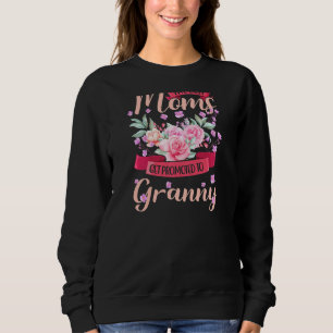 Vrouwen Best Moms Promoted Granny Grandma Moeders Trui