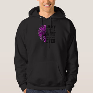 Vrouwen Best Nanny Ever Moederdag Sunflower Leo Hoodie