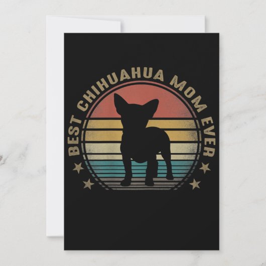 Vrouwen Beste Chihuahua Moeder Ever Grappige Moede Aankondiging (Voorkant)