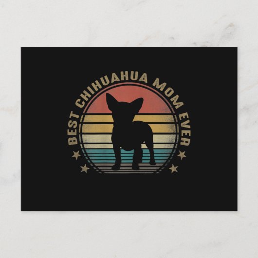 Vrouwen Beste Chihuahua Moeder Ever Grappige Moede Briefkaart (Voorkant)