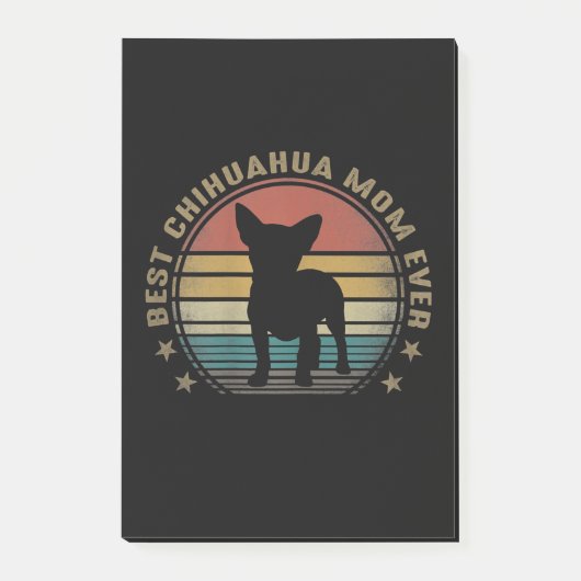 Vrouwen Beste Chihuahua Moeder Ever Grappige Moede Post-it® Notes (Voorkant)