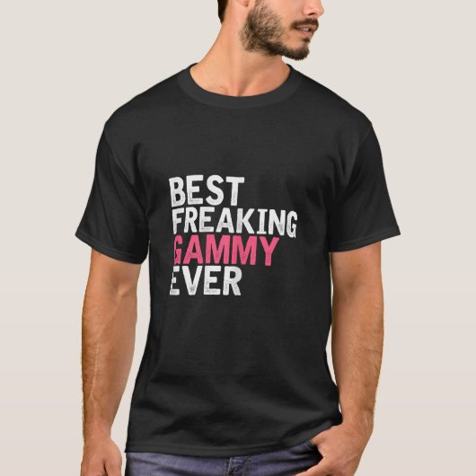 Vrouwen Beste Freaking Gammy Ooit V2 Geweldige Moe T-shirt (Voorkant)