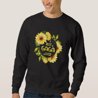 Vrouwen Beste gaga-Moederdag voor zonnebloemen Trui