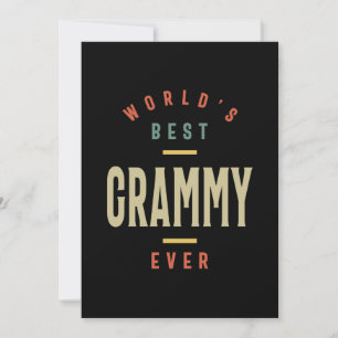 Vrouwen Beste Grammy Ever Grandma Gift Kaart