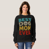 Vrouwen Beste Hond Moeder Ooit Shih Tzu Moederdag Trui (Voorkant volledig)