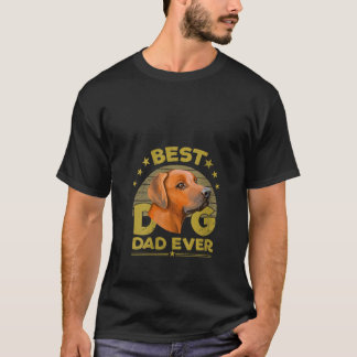 Vrouwen Beste Hond Papa Beste Rhodesian Ridgeback  T-shirt