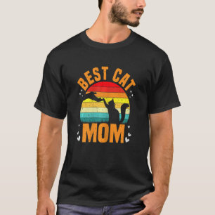 Vrouwen beste kat mam ooit kat mam katten vader vi t-shirt