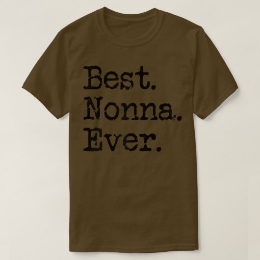 Vrouwen Beste nonna ooit grootmoeder, grootmoeder, T-shirt (Design voorkant)