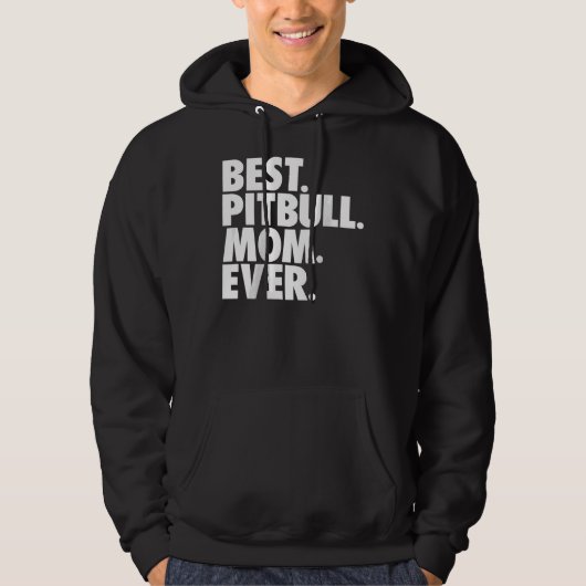 Vrouwen Beste Pitbull Moeder Ooit Pitbull Moeder H Hoodie (Voorkant)