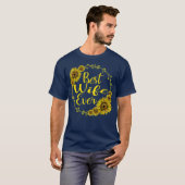 Vrouwen Beste Vrouw Ooit Zonnebloem Moederdag Gift T-shirt (Voorkant volledig)