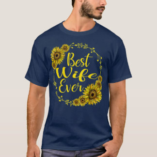 Vrouwen Beste Vrouw Ooit Zonnebloem Moederdag Gift T-shirt