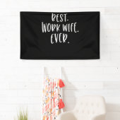 Vrouwen Beste vrouw van het Werk ooit Medewerker Spandoek (Insitu)