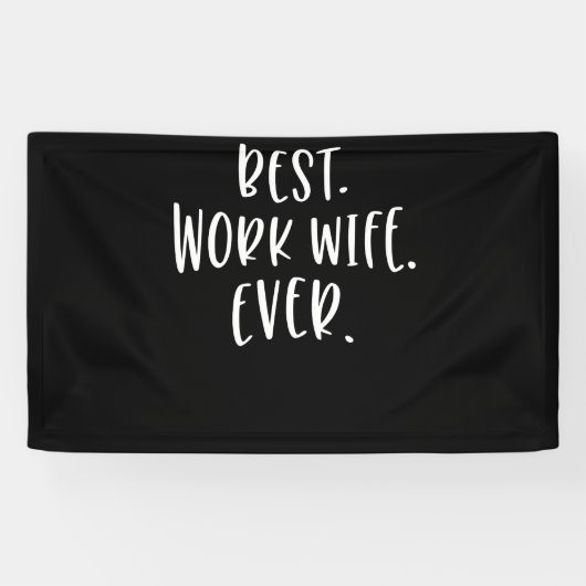 Vrouwen Beste vrouw van het Werk ooit Medewerker Spandoek (Horizontaal)