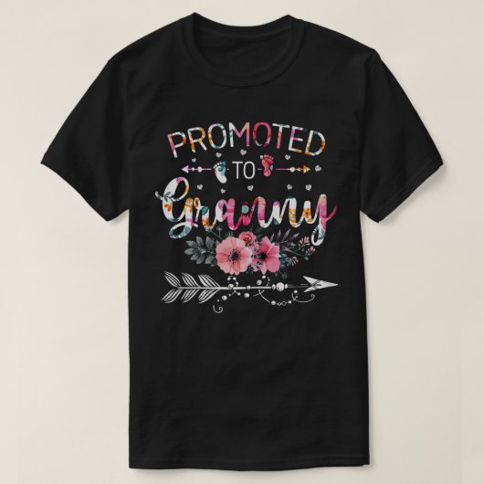 Vrouwen bevorderd tot Granny 2022 Funny New Granny T-shirt (Design voorkant)