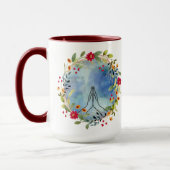 Vrouwen Bidden Handen Koffie Mok (Links)