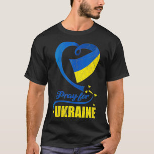 Vrouwen bidden voor de Oekraïense nek T-shirt