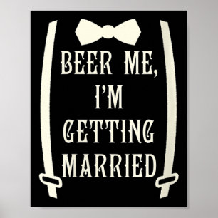 Vrouwen bier me, in trouwen verloofde bruid fu poster