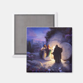 Vrouwen bij de Lege Tomb Koelkast Magnet (Voorkant / Achterkant)