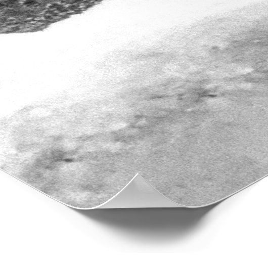 Vrouwen bij het strand, zwart-wit, oude foto  poster (Hoek)