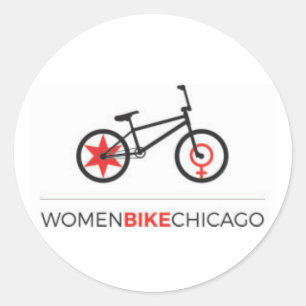 Vrouwen Bike Chicago - BMX Design Stickers