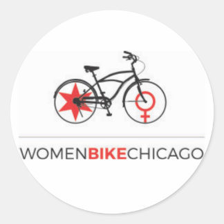 Vrouwen Bike Chicago - Cruiser Design Stickers
