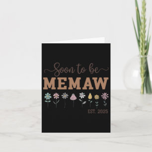 Vrouwen Binnenkort Memaw 2025 Retro Bevorderd Tot Kaart
